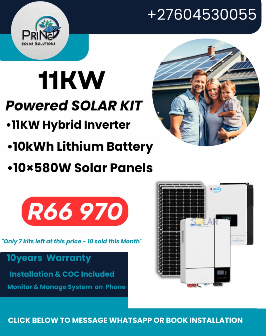 8.5kW powered solar kit