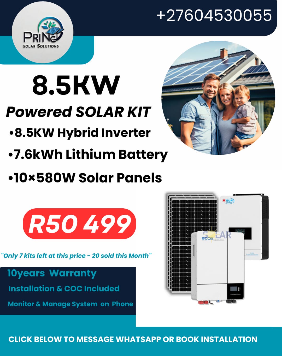 12kW powered solar kit
