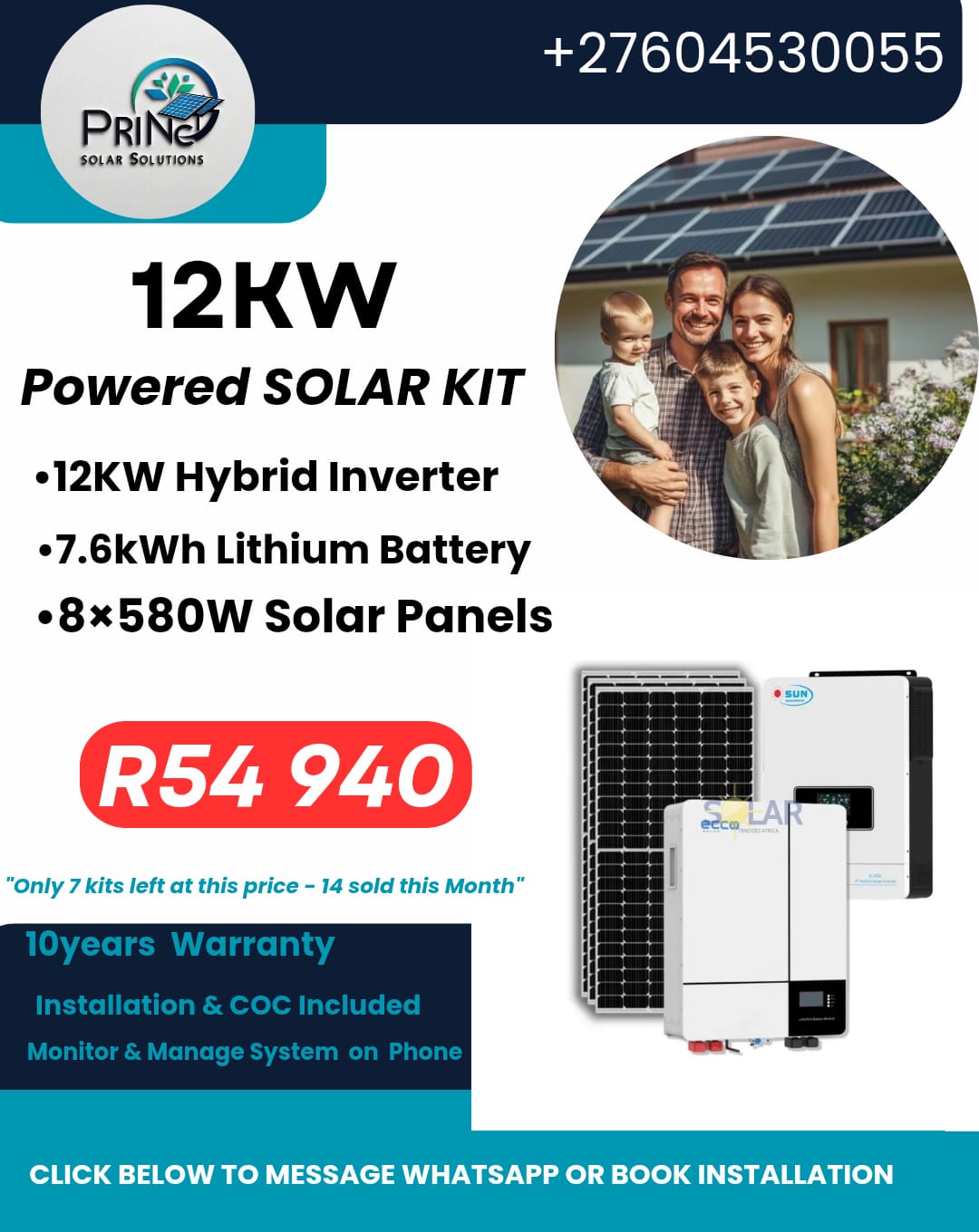 24kW powered solar kit